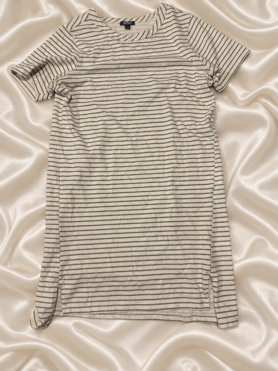 Buffalo David Bitton Striped Cotton Tee Dress