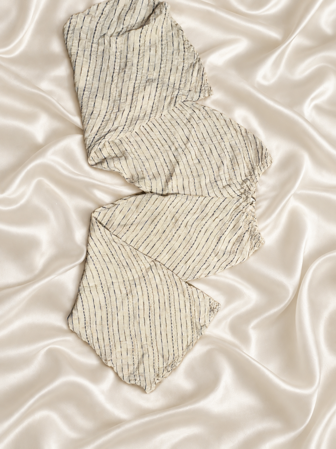 La Bottega Striped Linen Garment